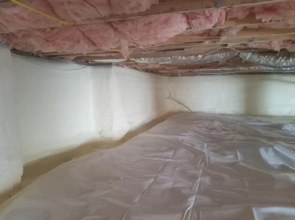 Crawl space encapsulation with closed-cell spray foam for Metal Roof Coating in Plattsmouth